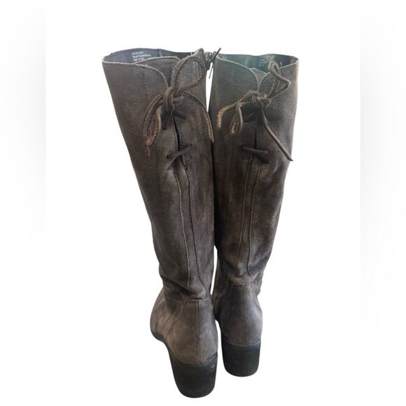 Born Felicia Tall Knee High Riding Boots Suede Leather size 11 - Picture 6 of 16